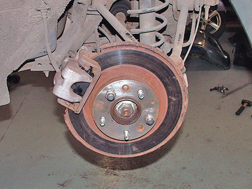 Replacing brake deals caliper